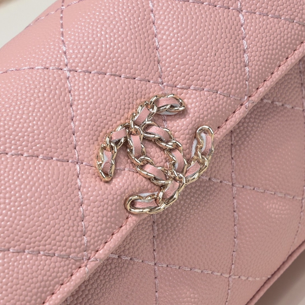 シャネルバッグ角部分ディテール